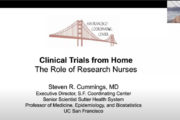 Watch The Recording: "Clinical Trials From Home: The Role of Research Nurses"