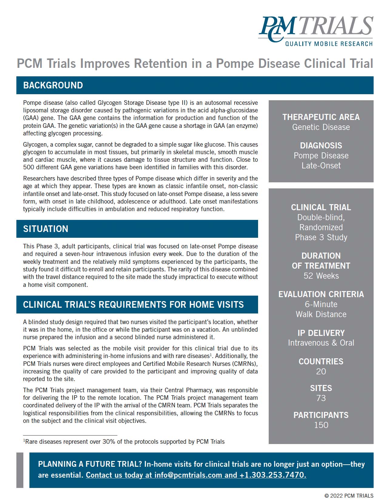 Case study Pompe disease cover page